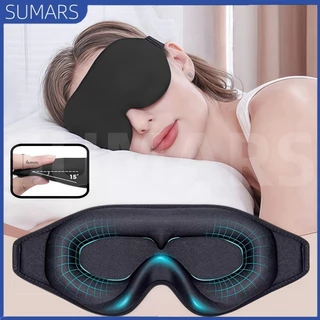 Máscara De Dormir 3D Tapa Olhos Blackout  Super Confortável Ajustável Para Descanso e Viagens em Oferta na Shopee