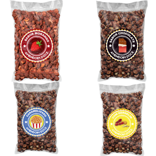 1 Kilo Amendoim Doce Caramelizado Varios Sabores