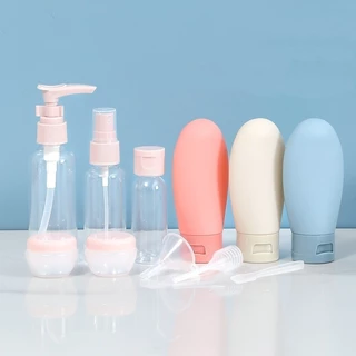 Kit 11 Frascos Para Viagem Porta Shampoo Cremes Hidratante Frasco Pote Spray Sabonete Perfumes S1 em Oferta na Shopee