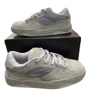 Tênis Masculino Sneaker Alta Qualidade Couro Cinza Confortável
