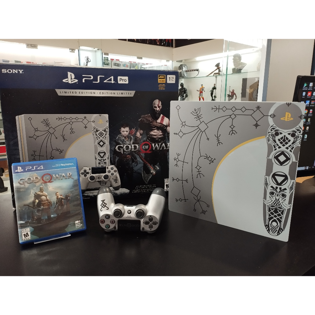 PlayStation 4 PRO 1TB Edição Especial God of War Semi Novo
