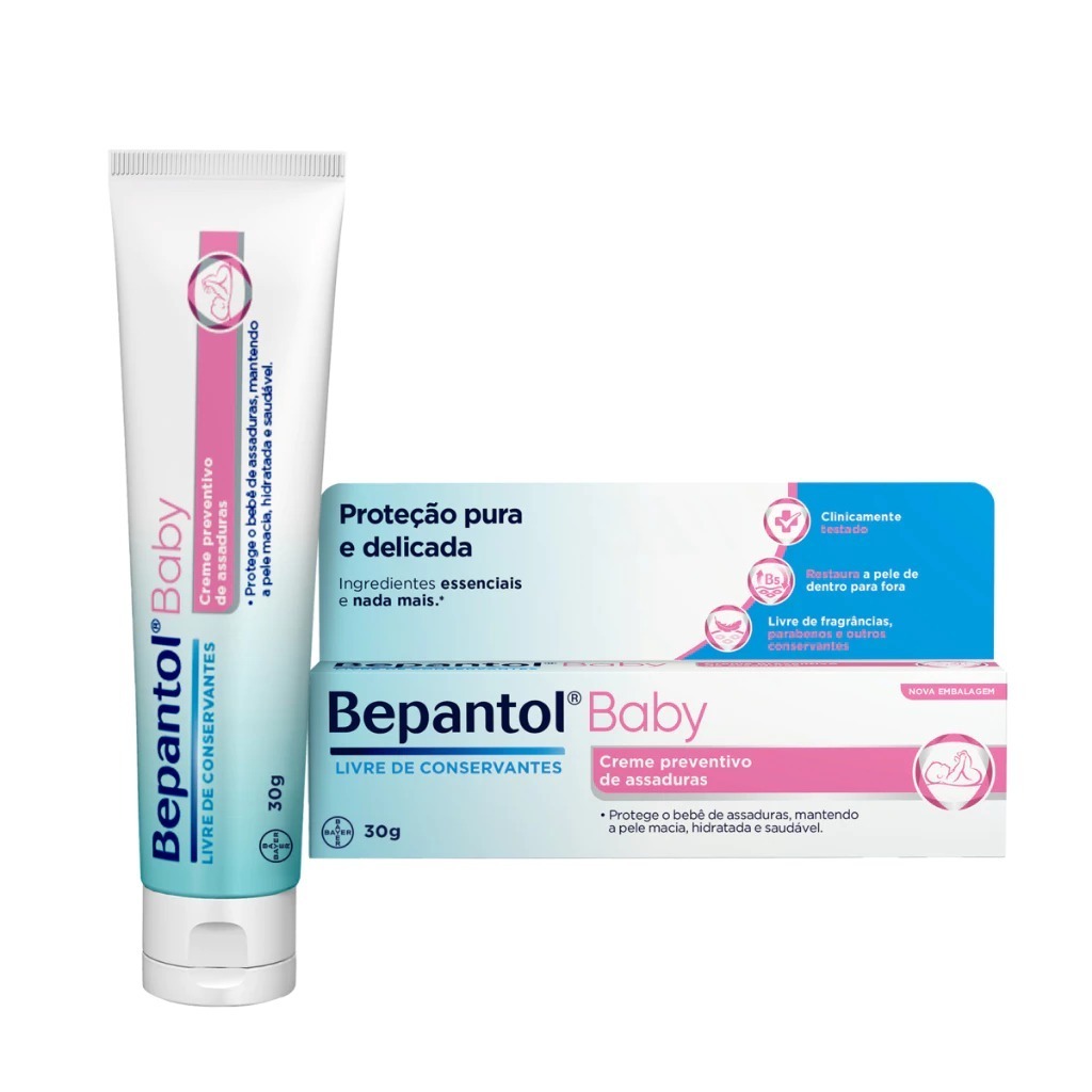 Pomada Assadura Bepantol Baby Hipoalergênica 30g | Shopee Brasil