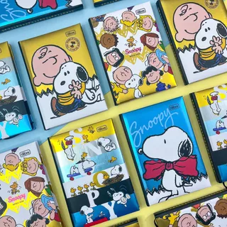 Caderneta Costurada Snoopy 10,5 x 14,8 cm 96 Folhas - Tilibra