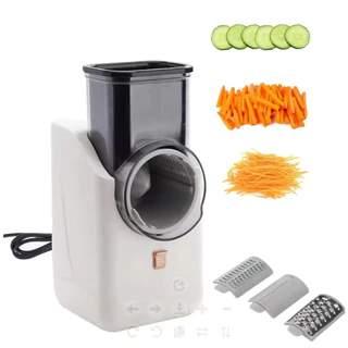 Versatile Electric Cheese Grater Detachable Electric Salad Maker for Home Kitchen Vegetable Slicer for Potato Cheeses