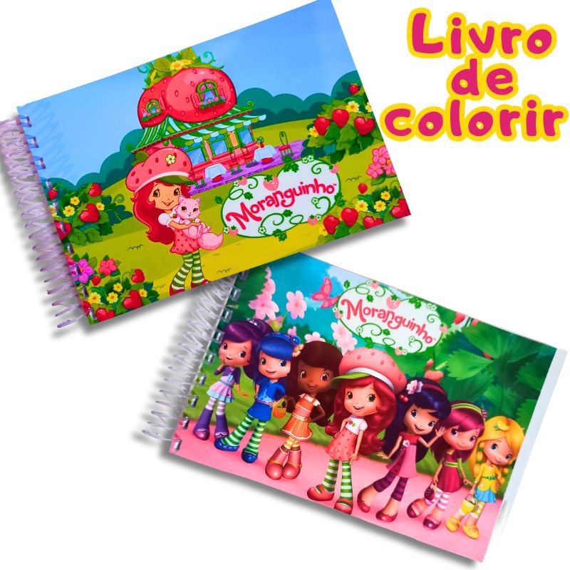 livro de Colorir com a Moranguinho | Shopee Brasil