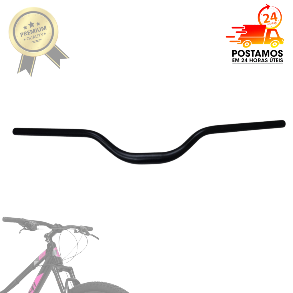 Guidão De Bicicleta Aro 29/29 Curvo Aluminio Mtb Downhill | Shopee Brasil