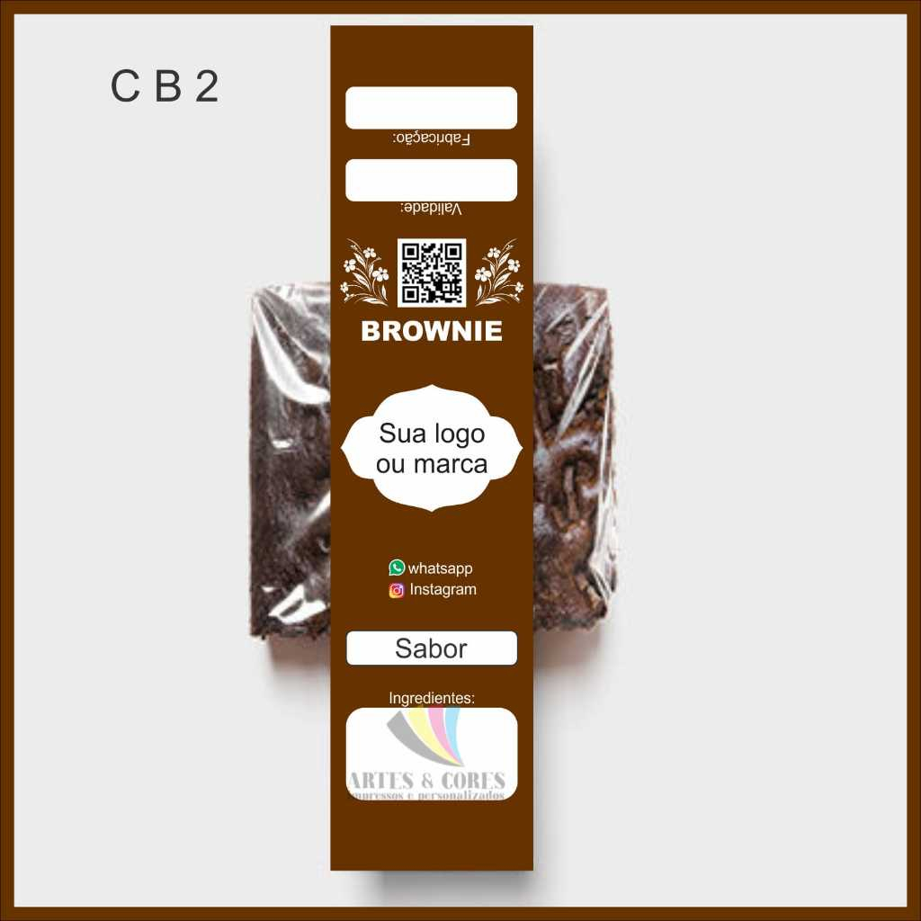 CINTA PERSONALIZADA PARA BROWNIE - PALHA ITALIANA - PÃO DE MEL | Shopee ...