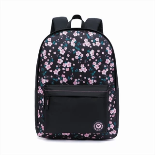 Mochila Básica Florida Juvenil Casual Feminina Resistente em Oferta na Shopee