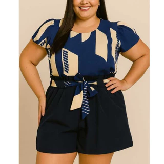 Conjunto Plus Size Estilo Casual