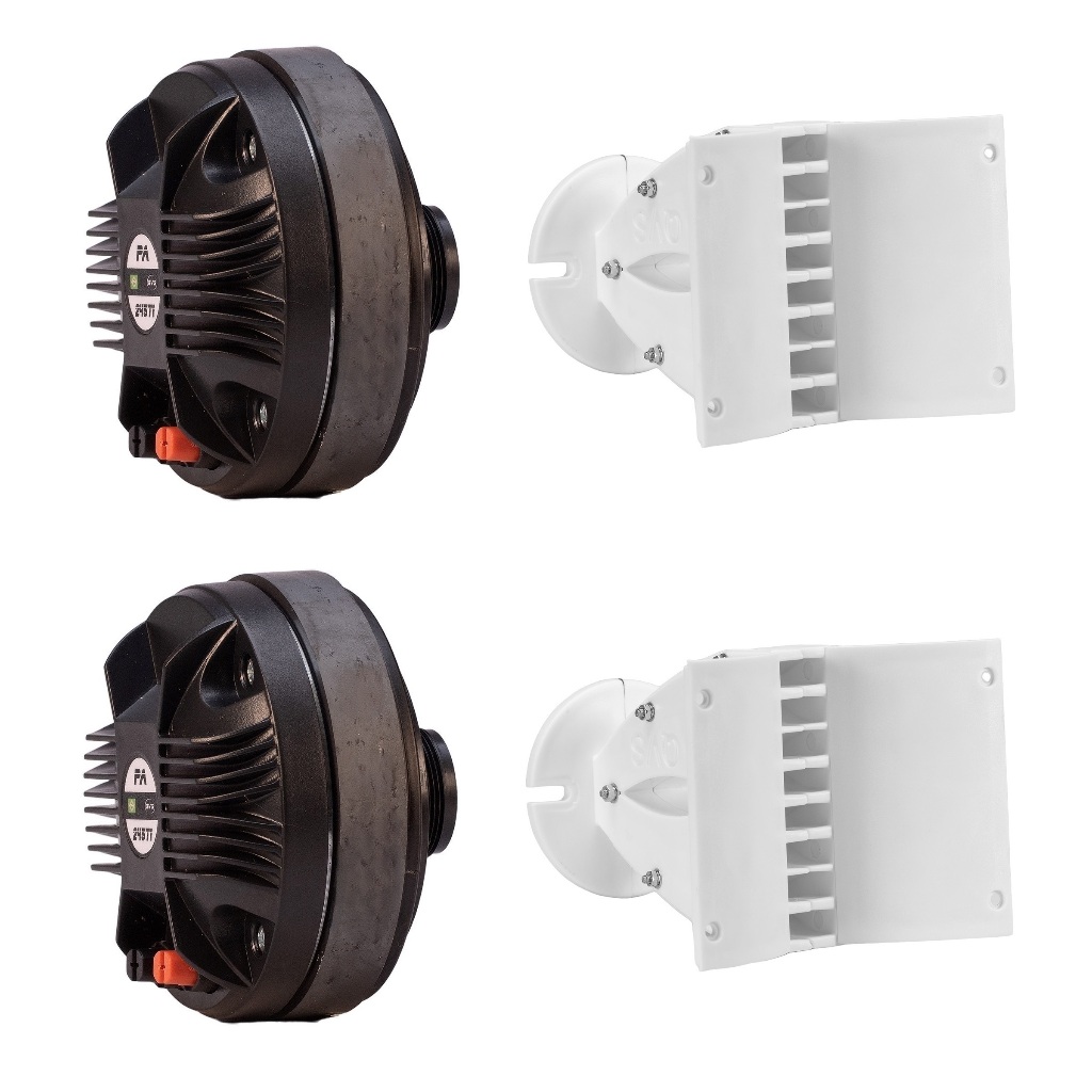 2 Drive Titanio Titanium 245ti 120w Rms + 2 Guia de Ondas 1325 Som