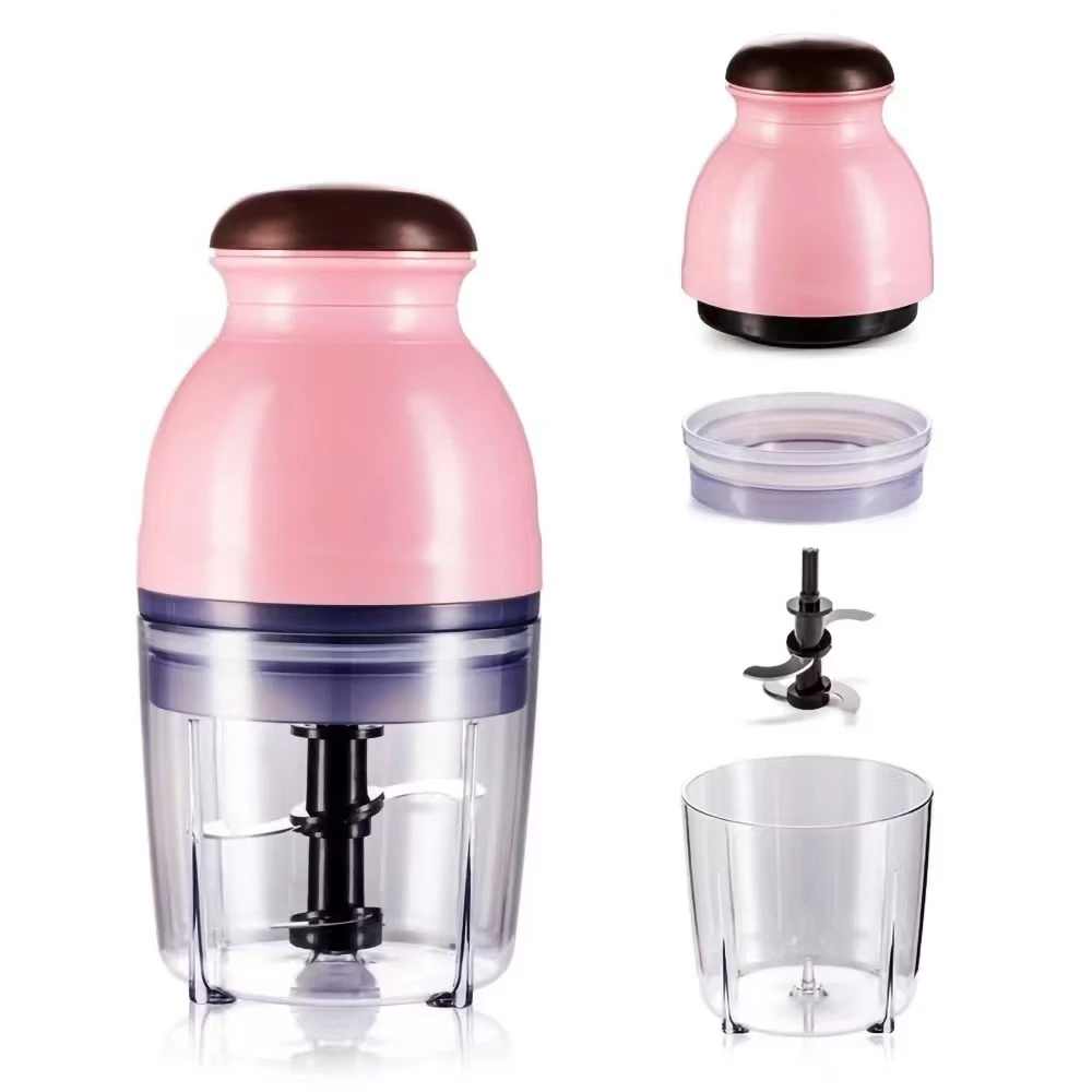 processador de alimentos elétrico 110v 700ml cortador triturador legumes frutas verde cozinha