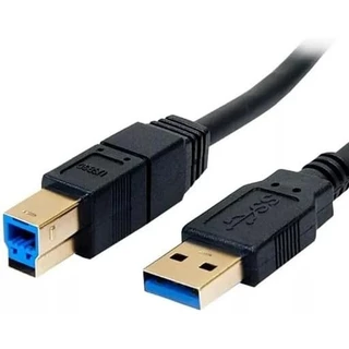 Cabo de impressora USB 3.0 USB Tipo A para Tipo B Super Speed 5Gb/s 1,8m