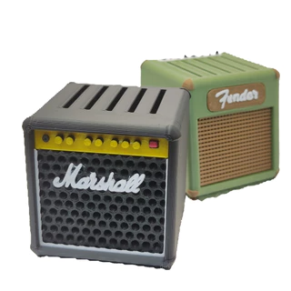 Porta Palhetas Amplificador – Suporte Compacto e Estiloso para Palhetas de Violão, Guitarra e Baixo