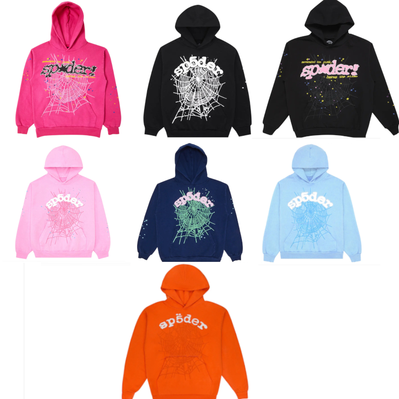 Moletom Spyder 555 young thug Casaco de frio Streetwear Qualidade