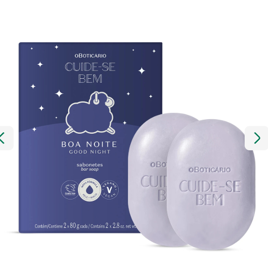 Sabonete em Barra Cuide-se Bem Boa Noite 2x 80g