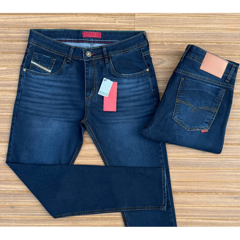 Calça jeans masculina Premium com elastano direto da fábrica lançamento Marajó Multimarcas