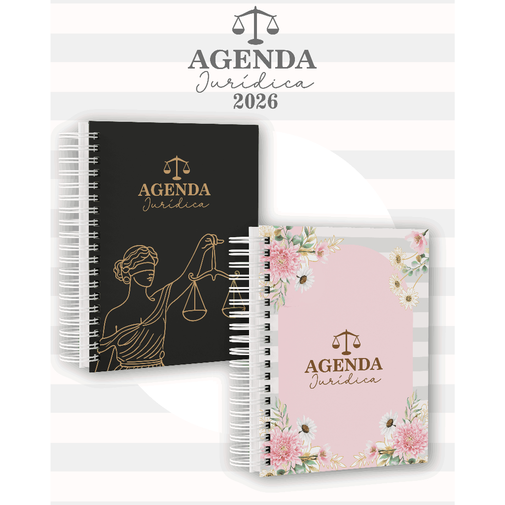 Agenda Jurídica 2026 Personalizada Advogado Advocacia Direito | Shopee ...