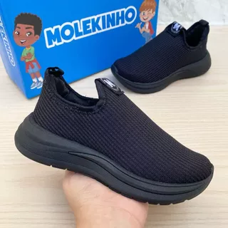 Tênis Sapato Infantil Menino Molekinho Slip On Confortável Calce Fácil em Oferta na Shopee