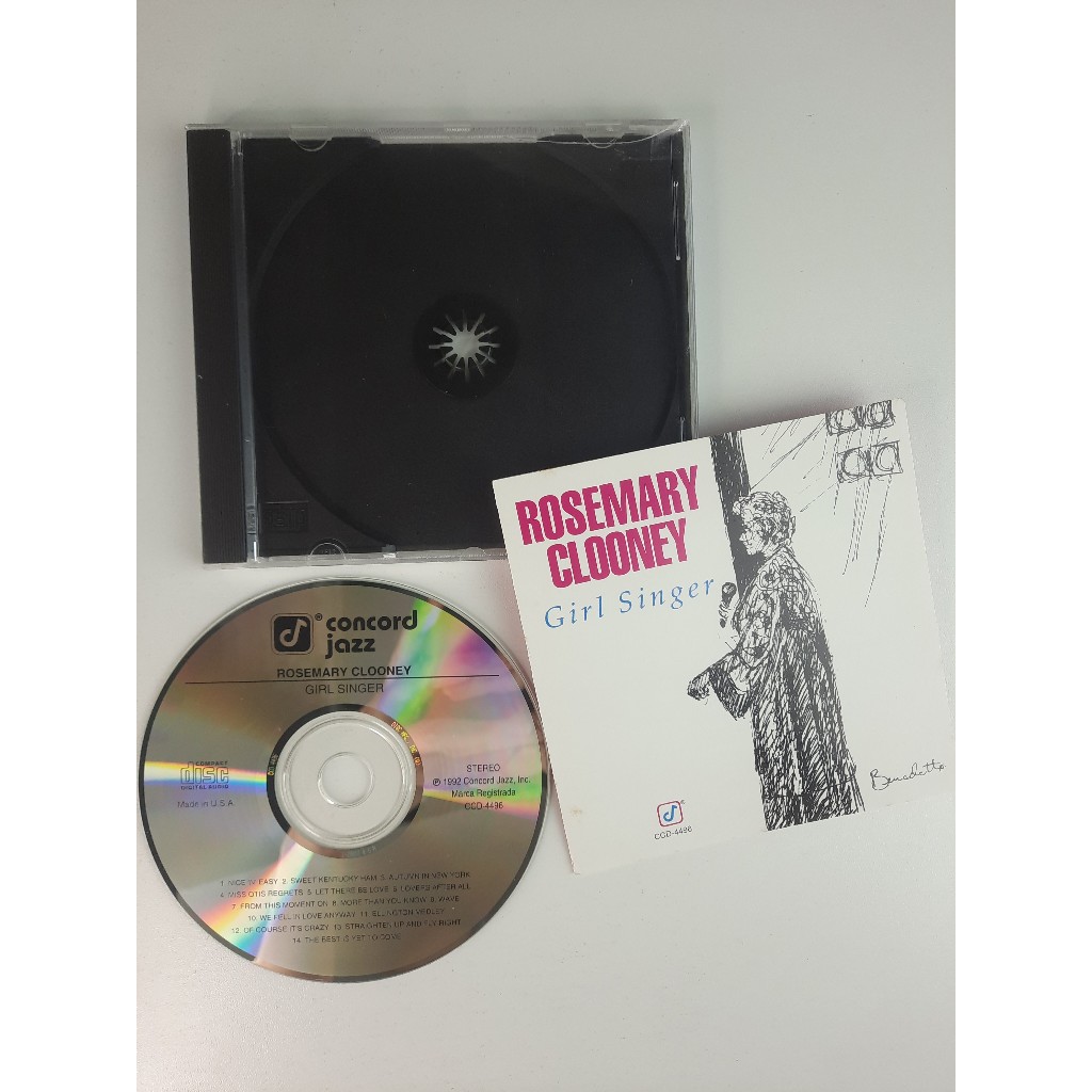 CD Rosemary Clooney Girl Singer 1992 Raro | Shopee Brasil