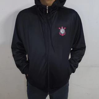 Jaqueta Chimpa Masculina - Clubes Brasileiros Zíper Frontal e Bolsos Envio Imediato