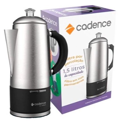 Cafeteira Italiana Elétrica Gran Cadence Inox 1,5 Litros Maq
