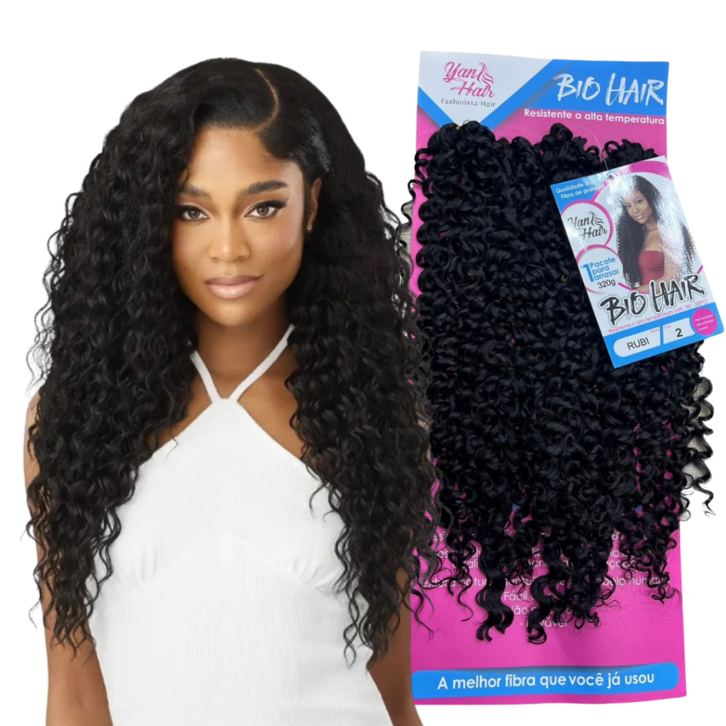 Cabelo Cacheado Longo Ruby Ideal para Crochet Braids | Shopee Brasil