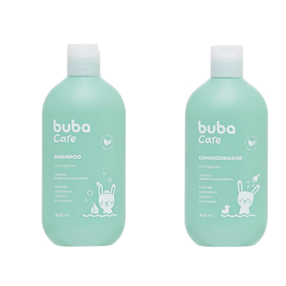 Kit Shampoo e Condicionador Infantil | 100% Vegano | Sem parabenos ...