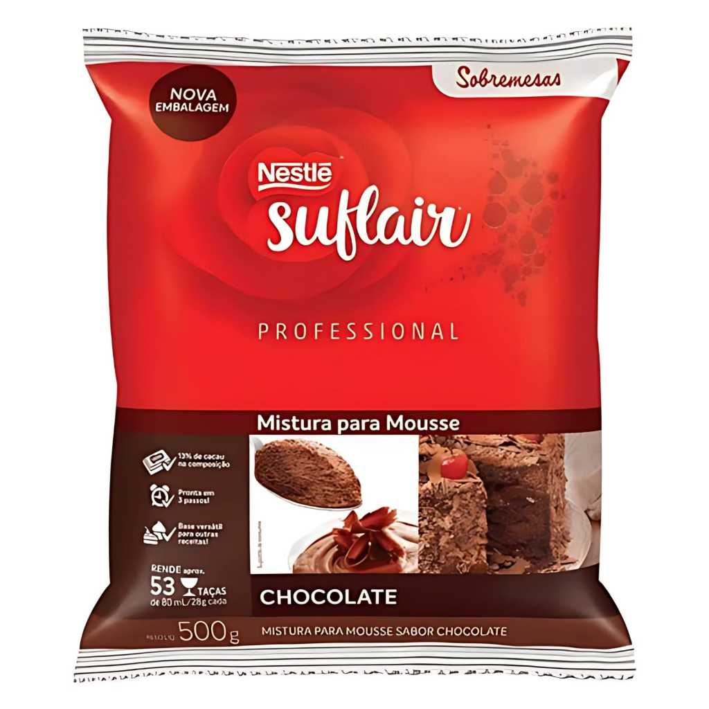 Mousse de Chocolate Suflair Nestlé 500g na Black Friday 2025 | BuscaProdutos
