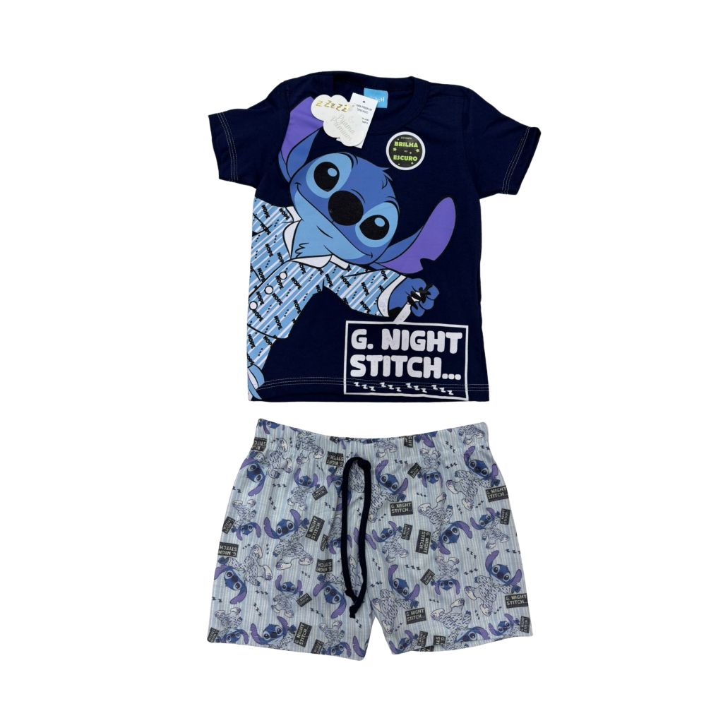 Pijama Stitch infantil - masculino Stitch - roupa de dormir menino ...