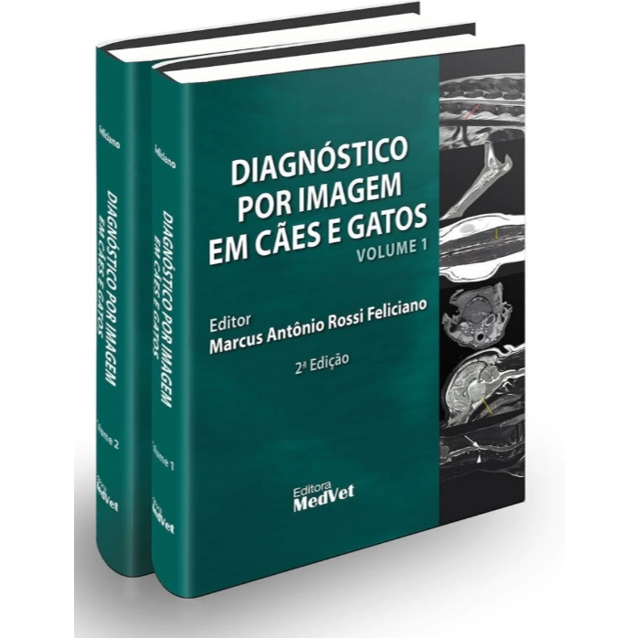 LIVRO DIAGNÓSTICO POR IMAGEM EM CÃES E GATOS 2 VOLUMES 2ª EDIÇÂO