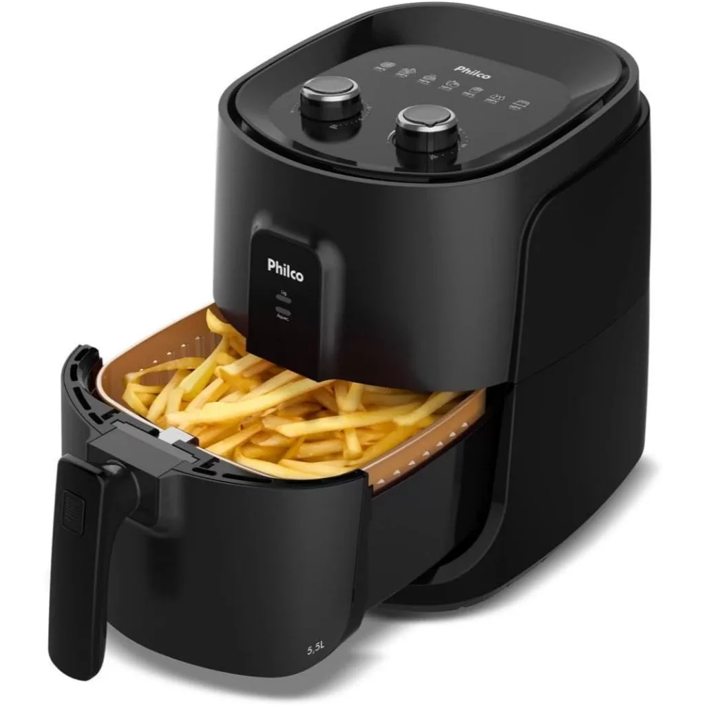 Foto de Fritadeira Elétrica Air Fryer Philco PAF55A 5,5 L 1500W