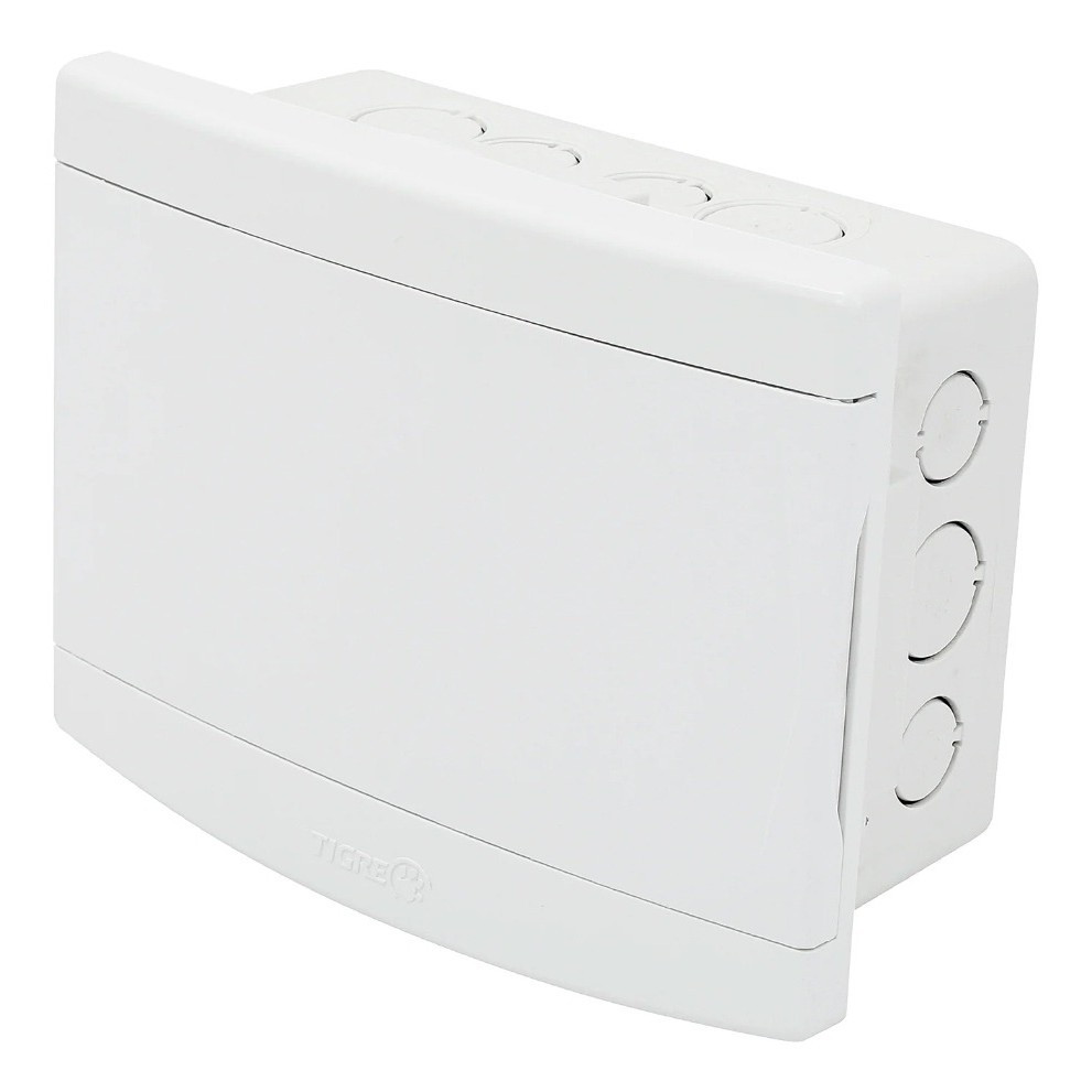 Quadro Embutir 6/8 Disjuntores PVC