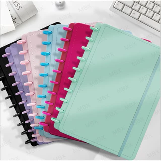 Caderno Planner Folha Caderno Inteligente A5/ B5 Agenda de Anotações Capa Folhas Removíveis Destacável