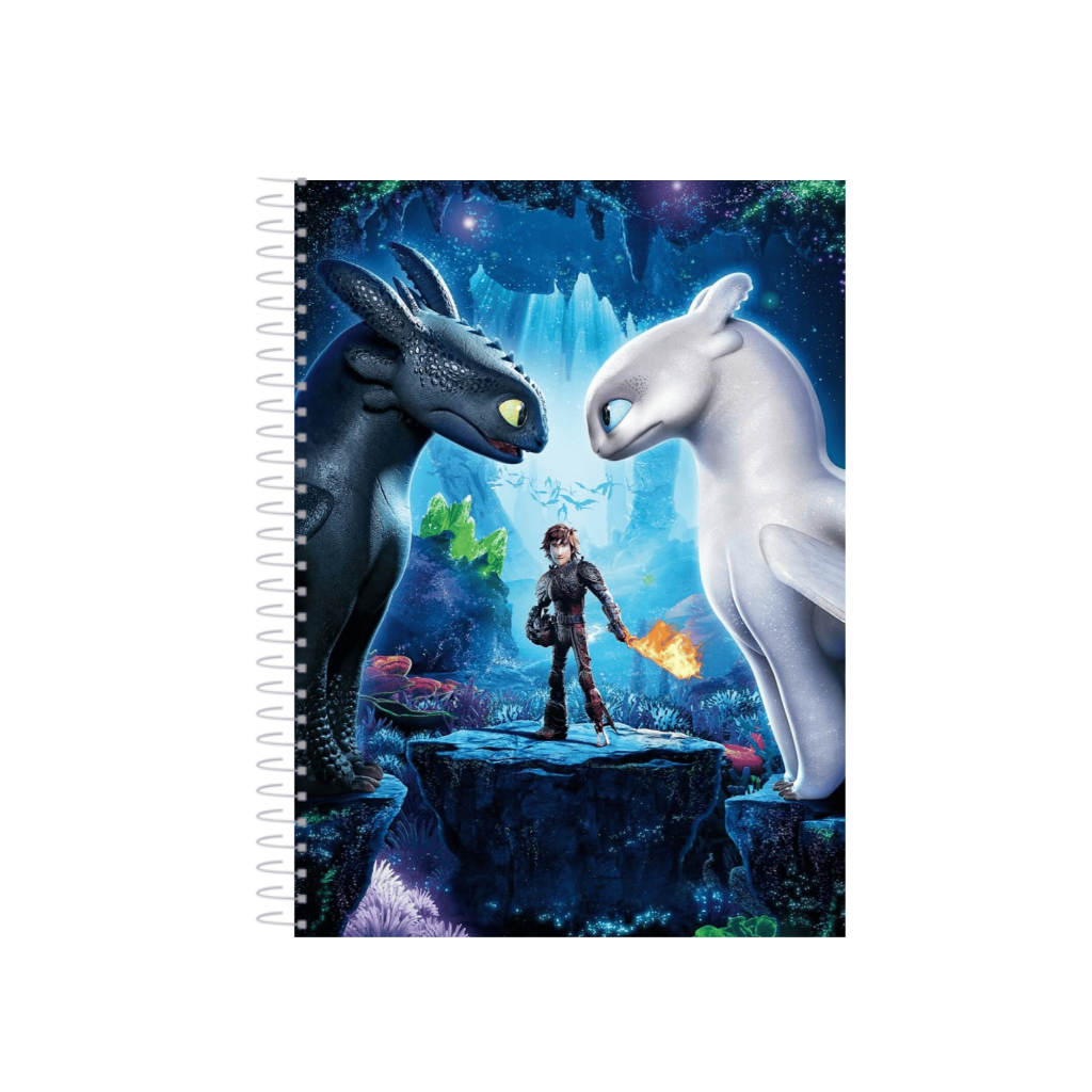 Caderno Universitário Como Treinar o Seu Dragão 1 ou 10 Matérias ...