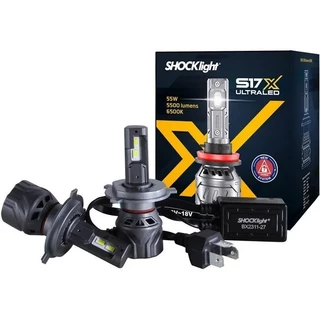 Lampada Led Ultra 11000 Lumens Com Canceller Canbus Shocklight S17x Coller