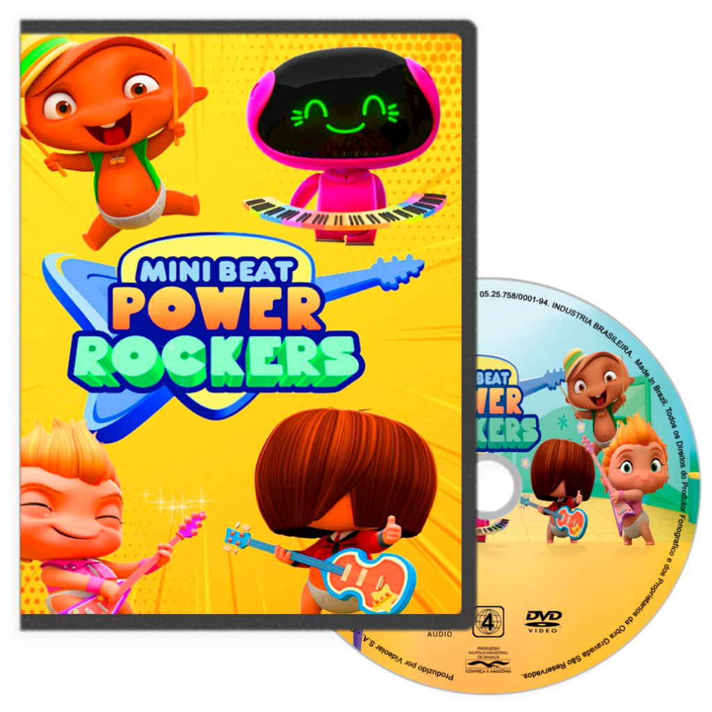 DVD - Mini Beat Power Rockers (Dublado) | Shopee Brasil