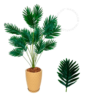 Planta Artificial Palmeira Com Vaso Polietileno Completo
