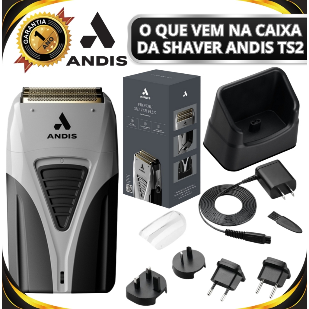 Máquina Barbeador Shaver Andis Profoil Lithium Plus Ts-2 Bivolt
