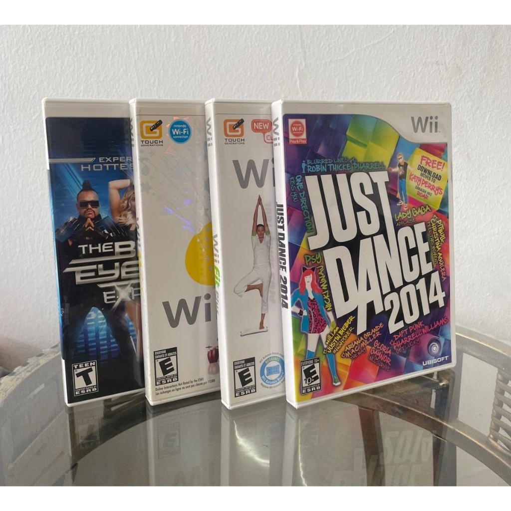 Jogos Originais de Wii Just Dance Wii Fit Plus Music The Black