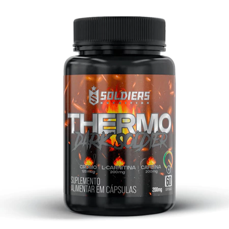 Termogênico Dark Soldier 100 Importado Soldiers Nutrition Cafeína Energia Queima de Gordura Definição Corporal