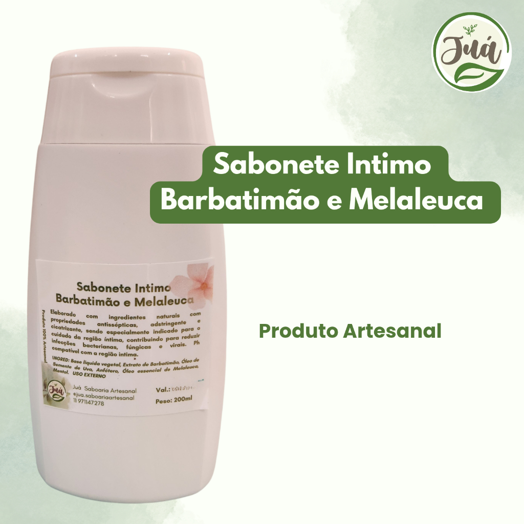 Corrimento, coceira e odor? Sabonete Íntimo Natural Barbatimão e ...