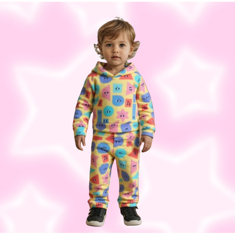 Pijama Infantil manga longa Soft com Capuz Estampado Inverno Feminino e Masculino em Oferta na Shopee