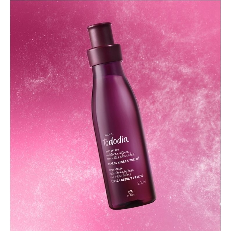 body splash cereja negra e praliné (natura) | Shopee Brasil
