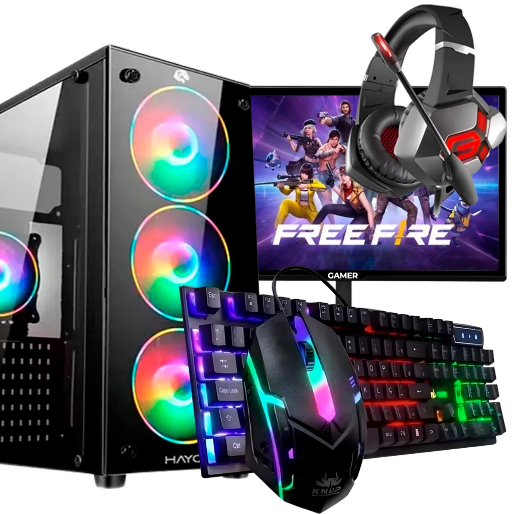 Computador Gamer Intel Core I5, GT 730 4GB, 16GB Memória RAM, SSD