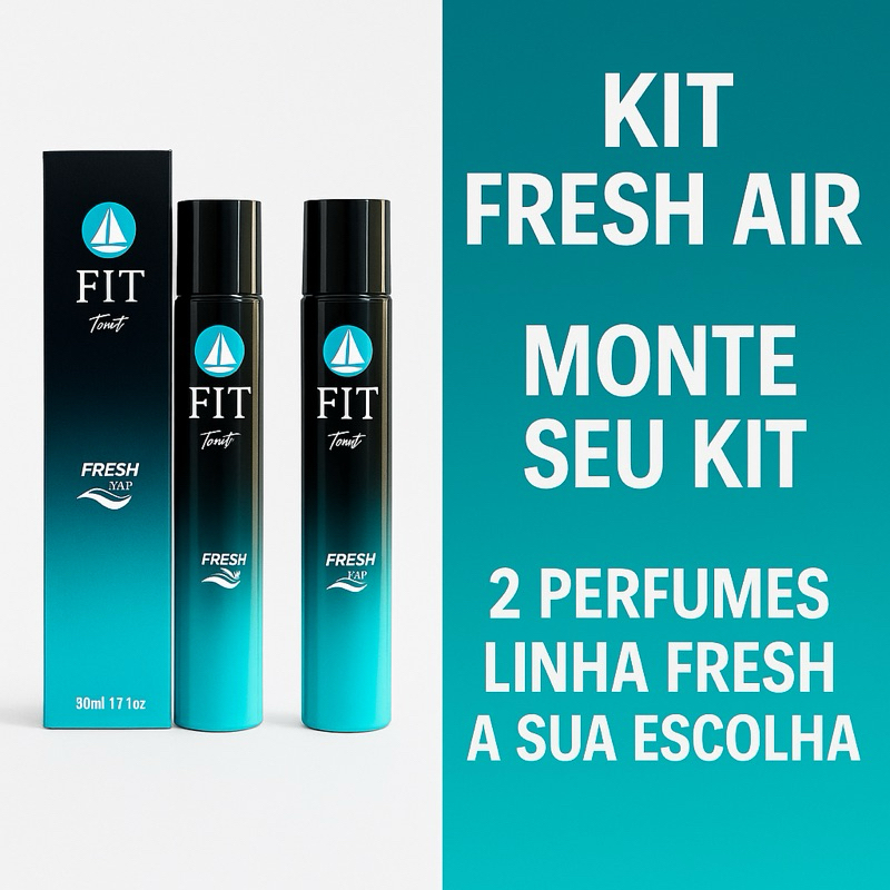 2 Perfumes Fit Fresh Air - Mais Vendidos - Touti Fragrancia Alta ...