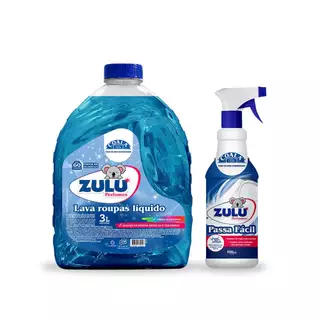 Kit Lava Roupas + Passa Fácil Zulu Perfumes/Coala em Oferta na Shopee