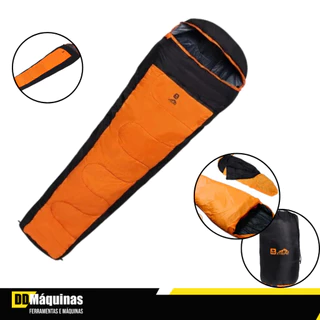 Saco de Dormir Xtreme Para Camping Laranja e Preto - Bel em Oferta na Shopee