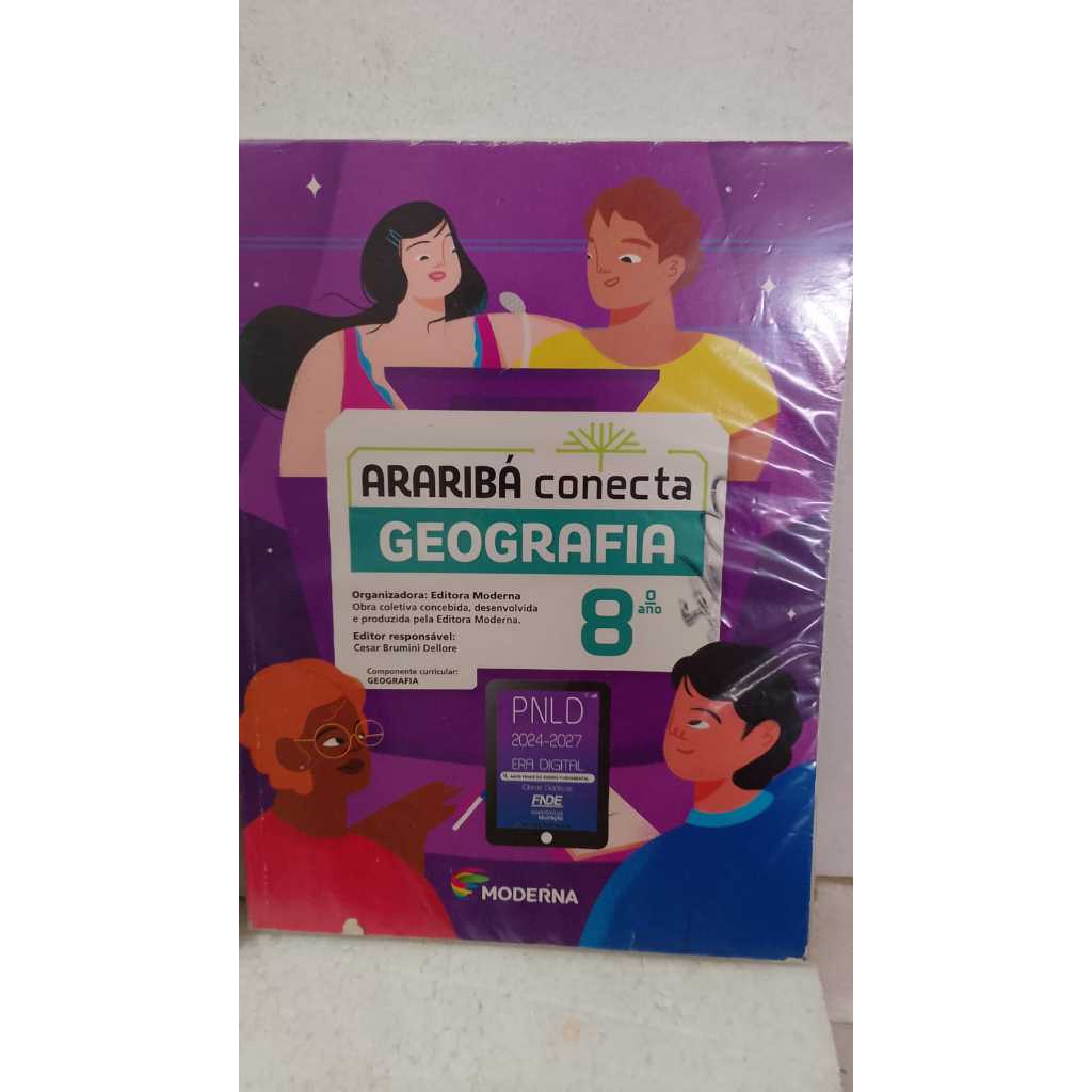 LIVRO- ARARIBÁ CONECTA-2022- 4 VOLUMES- 8 ANO- ALUNO -ENSINO ...