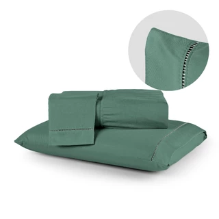 Jogo De cama 400 Fios Solteiro Casal Queen King Berço Ponto Palito Macio e Suave Hotel em Oferta na Shopee