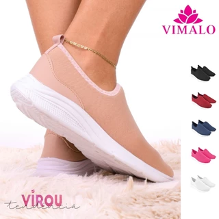 Tênis Feminino Meia Para Caminhada Ortopédico Vl-07 em Oferta na Shopee